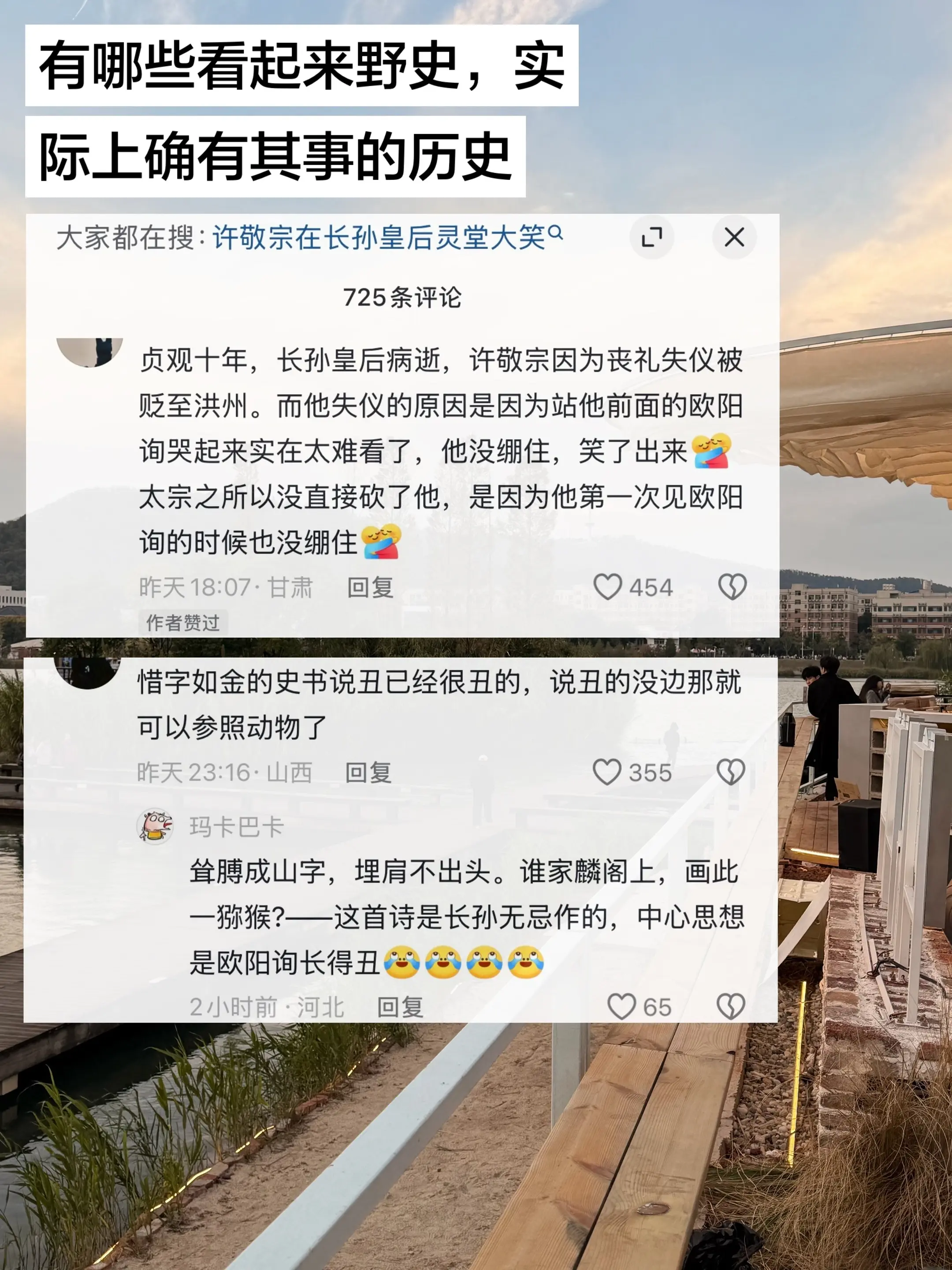 有哪些看起来像野史，实际确有其事的历史？贞观十年，长孙皇后病逝，许敬宗...