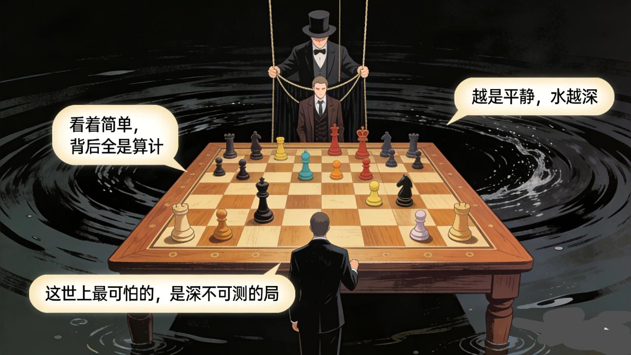 你看到的，只是大国博弈的冰山一角。真正吓人的，从来不是台面上的硝烟，而是水面之