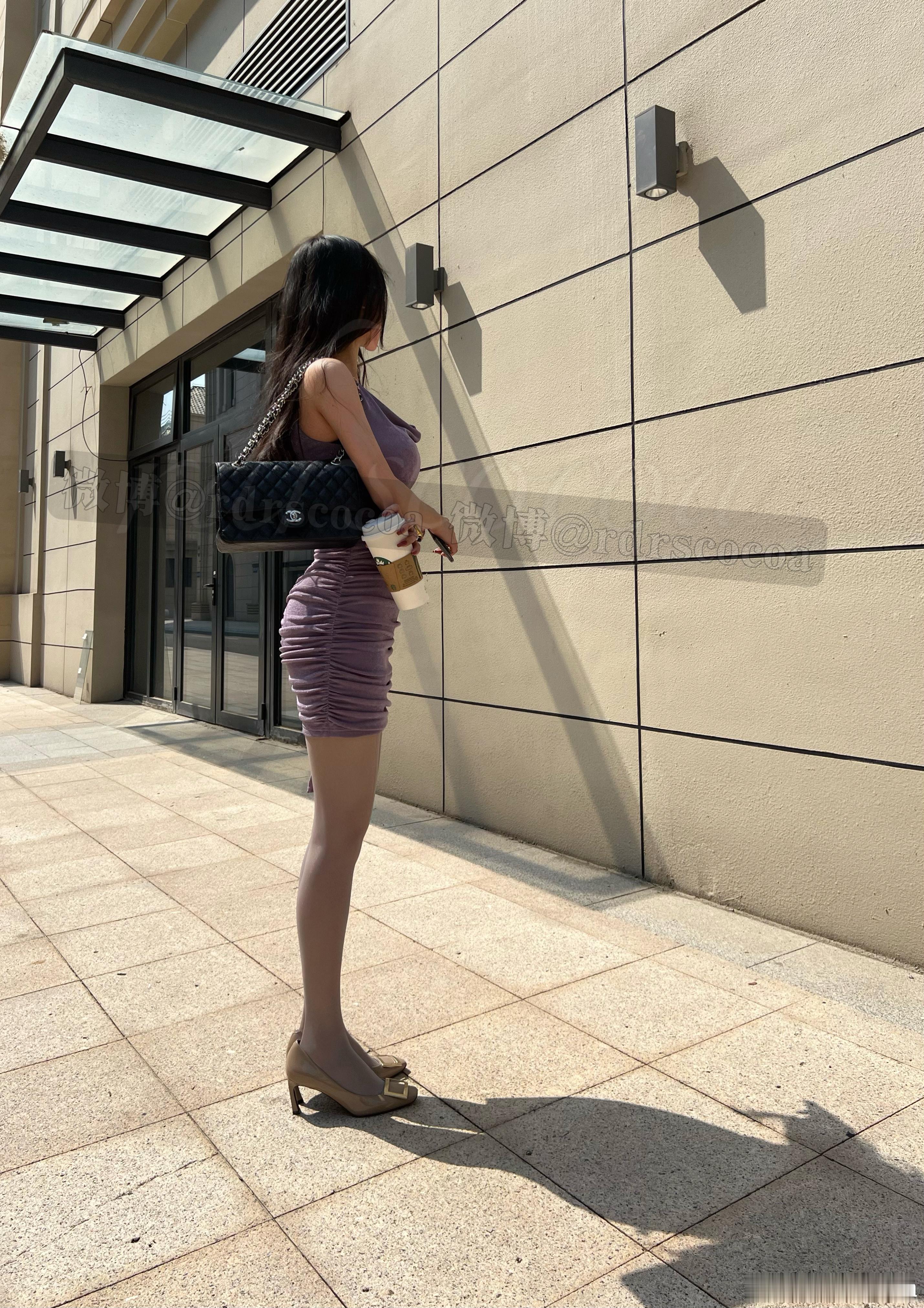 妹妹说紫色很有韵味🦋今天穿什么ootd​​​