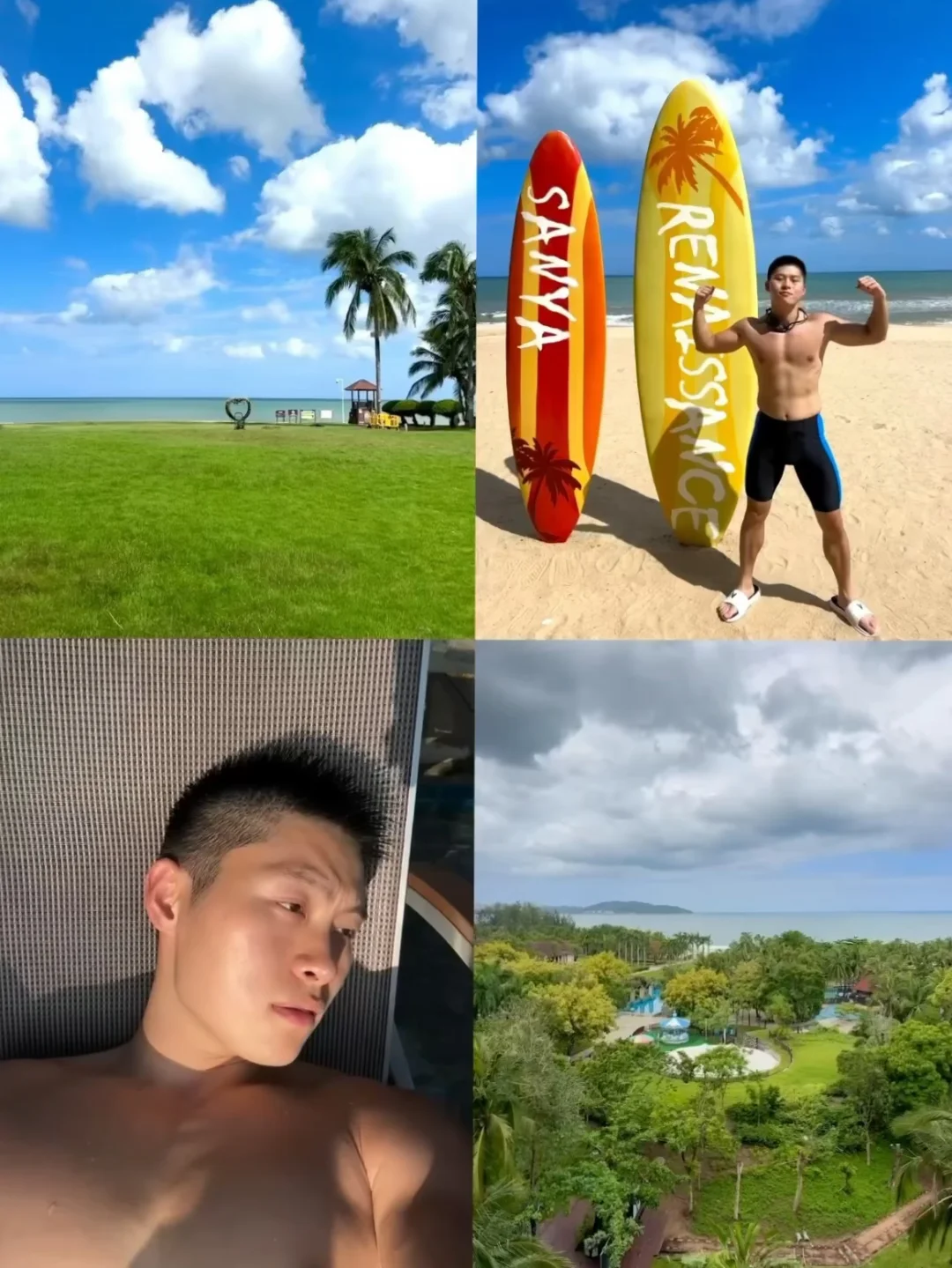 为了☀️🏖️🌴🌊，海棠湾万丽我还会再来滴😘