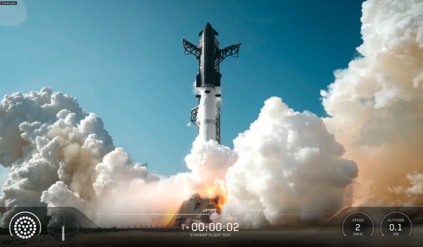SpaceX完成IPO前“大考”: 升级版星舰V3成功发射