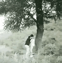 这两人估计有心里阴影了[捂脸哭]多尴尬呀，还以为荒郊野岭的没人…