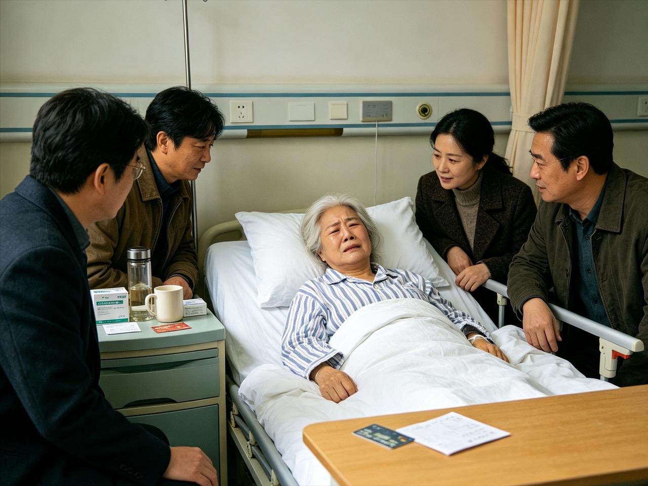 母亲去世前留下六万，我和姐姐轮流照顾她三年，弟弟却把钱全拿走：“我是儿子”