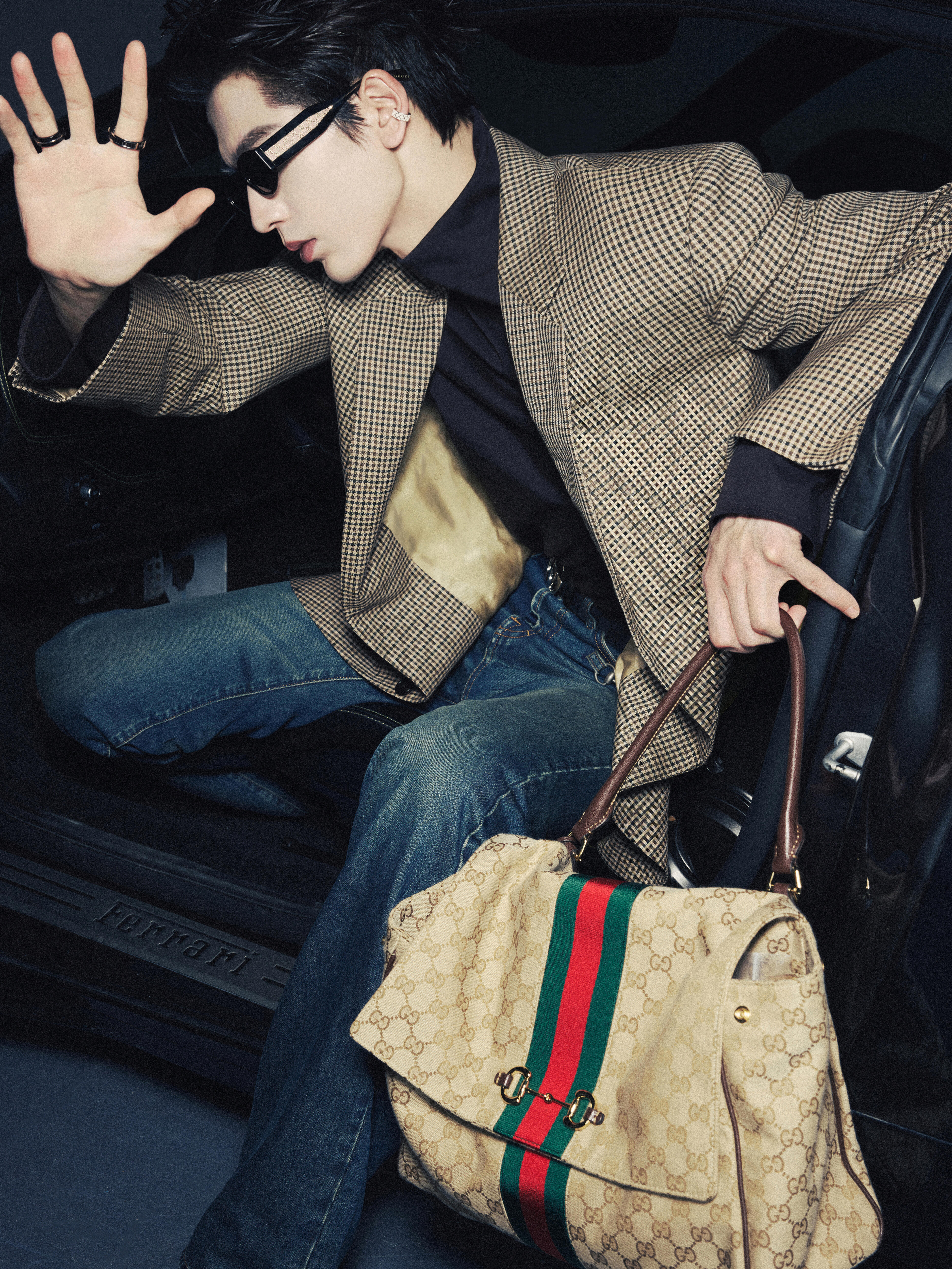 张凌赫×Gucci品牌大使全新Gucci大片，身穿Generation