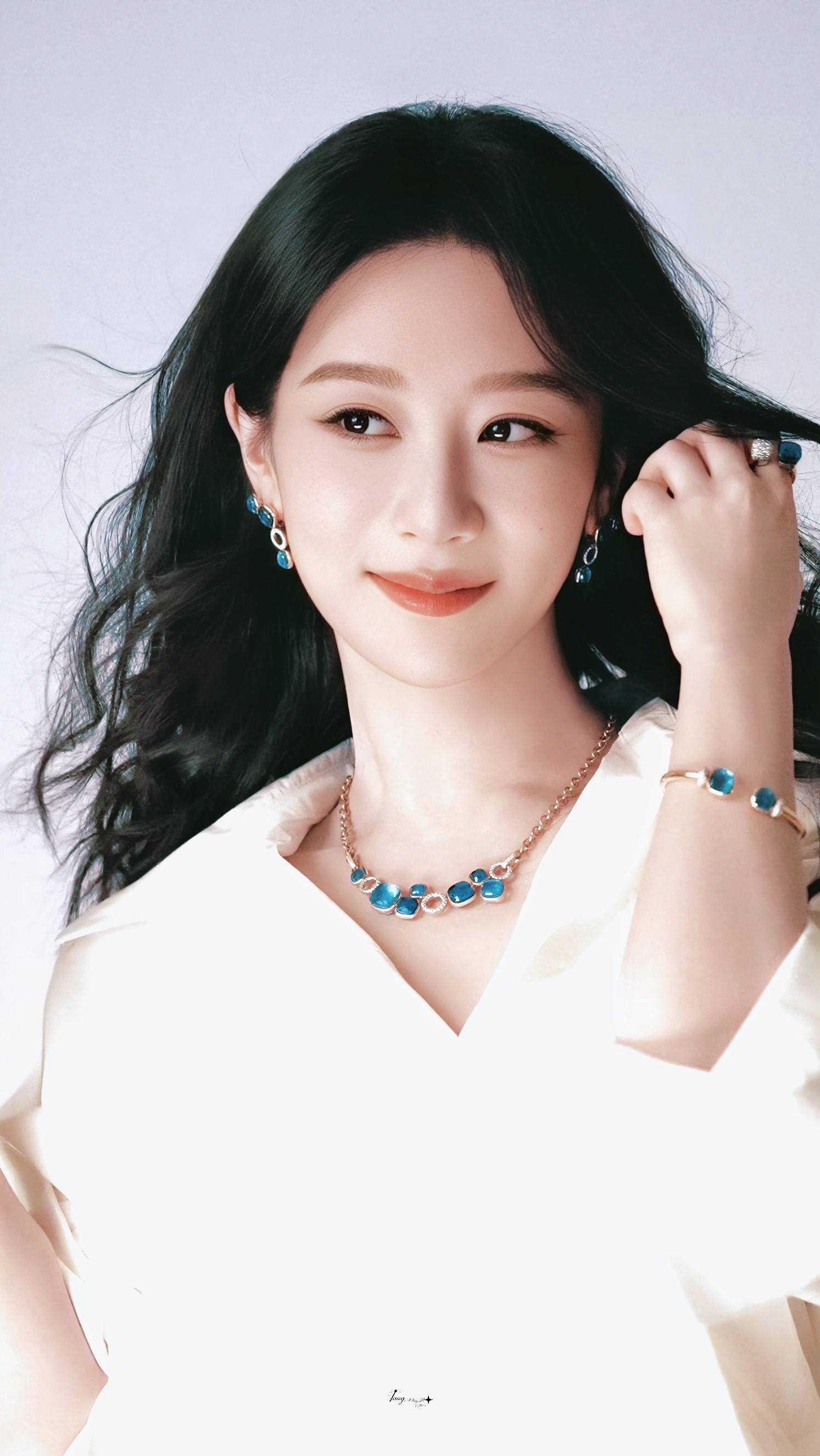 杨紫♡“💎💜高度契合”杨紫董竹君yz宝曼兰朵全球品牌代言人杨紫