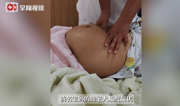 太离谱了！10月14日，河南郑州，一位宝妈生完孩子10天后，肚子非但没有消下去，
