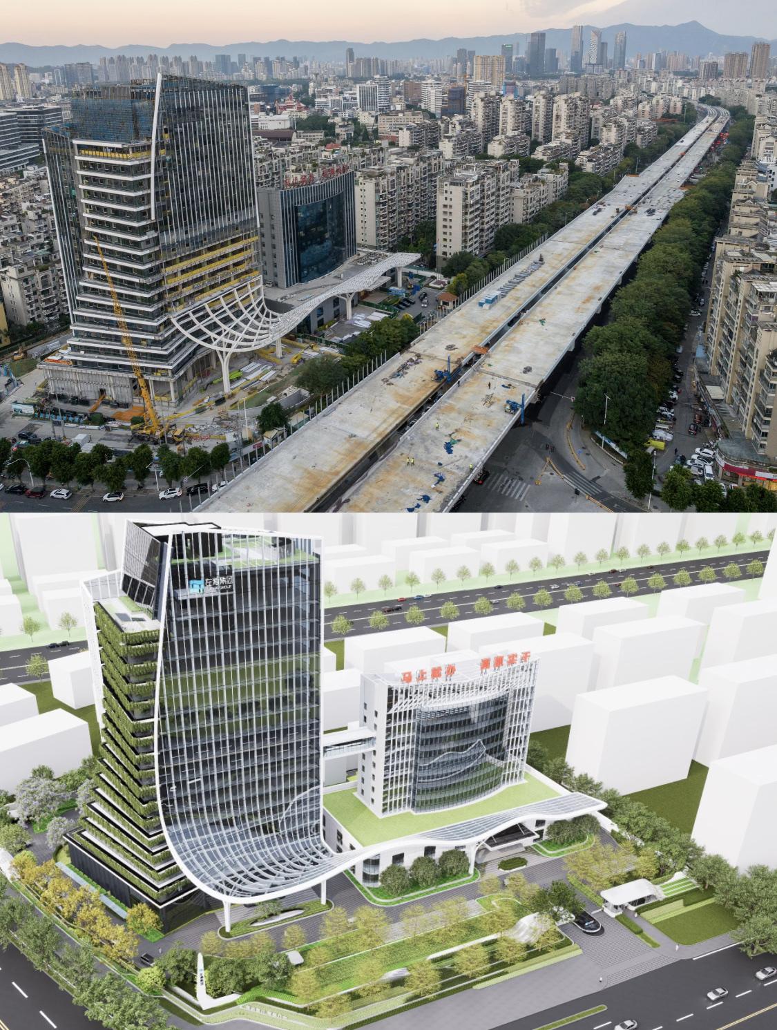 东西向快速通道（金山大道提升改造）福州身边事