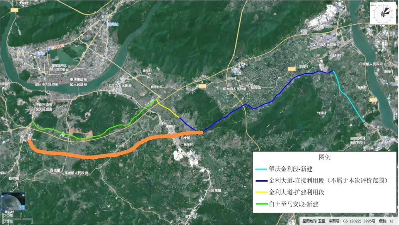 肇庆这条快速路，拟2028年底通车！看规则图，从东往西，新建（改建）佛山高明富湾