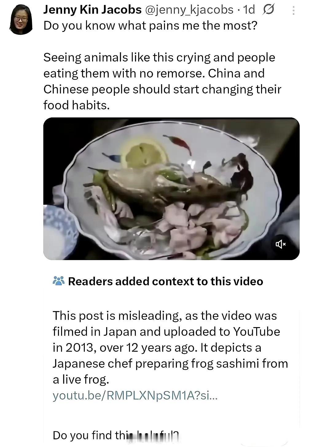 华二代发文：你们知道什么让我最痛苦吗？看到动物们如此哀嚎中国人却毫无悔意的吃掉它