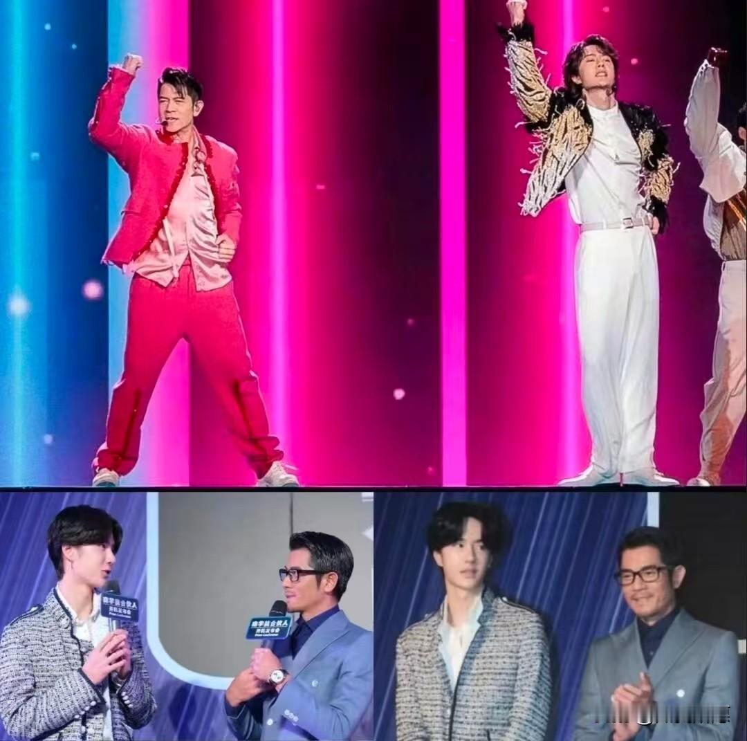 春晚这波同台，简直是舞蹈细节的公开处刑课。郭富城每个动作都透着“刻在骨子里”