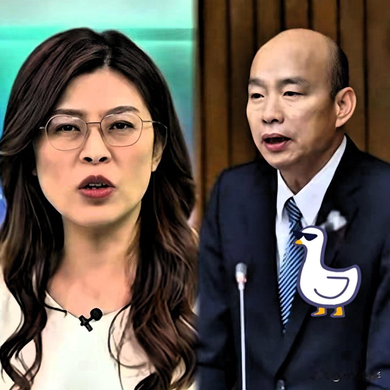 不装了。大佬们摊牌了！韩国瑜相中郑丽文，韩国瑜为郑丽文站台，说她“有战斗力，