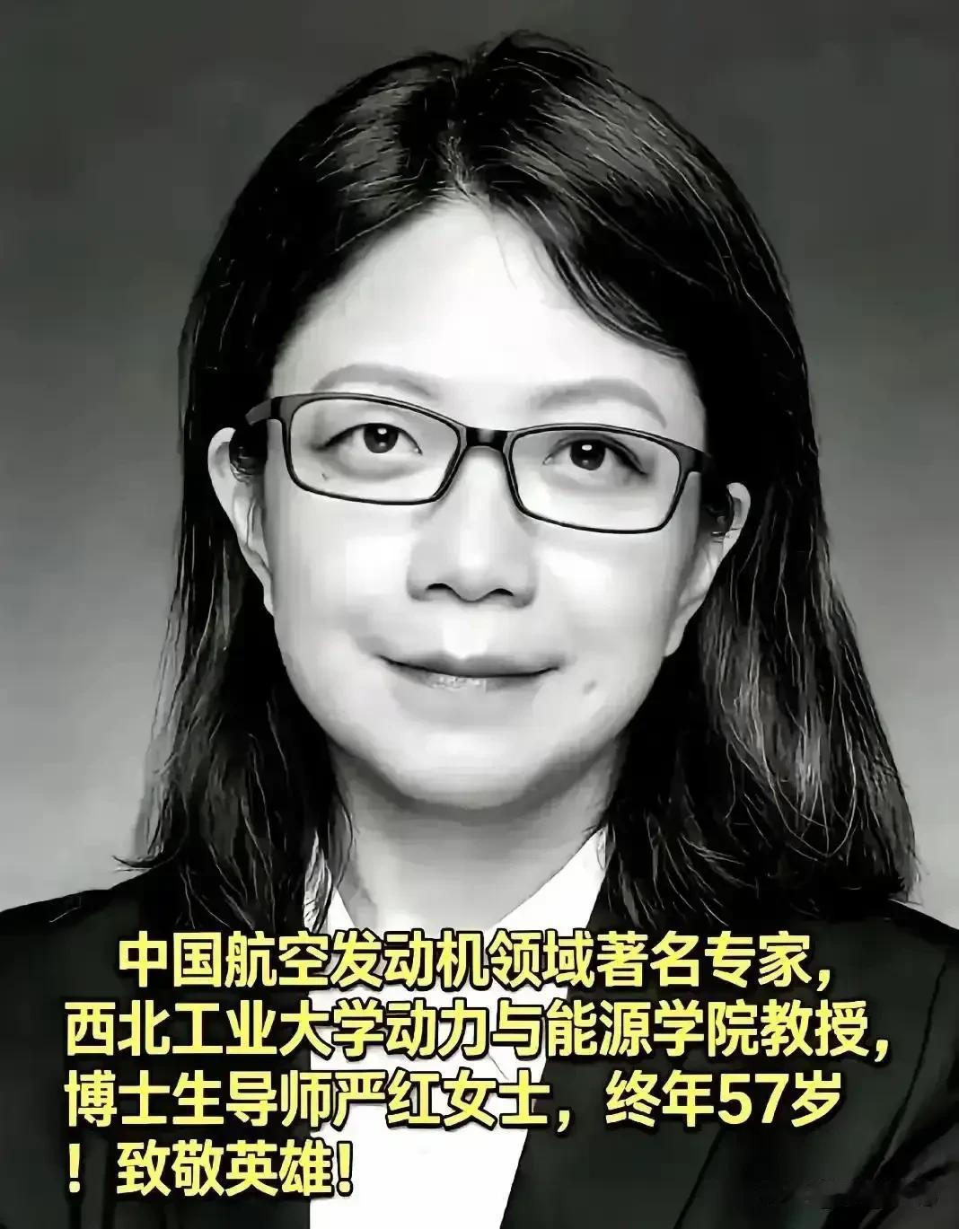 真的破防了，3月24日，西工大博导严红，死磕航空发动机的核心专家，也悄然离去了。