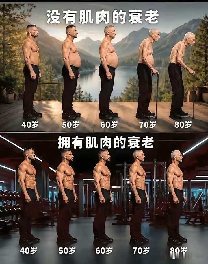 练肌肉的长寿的真不多