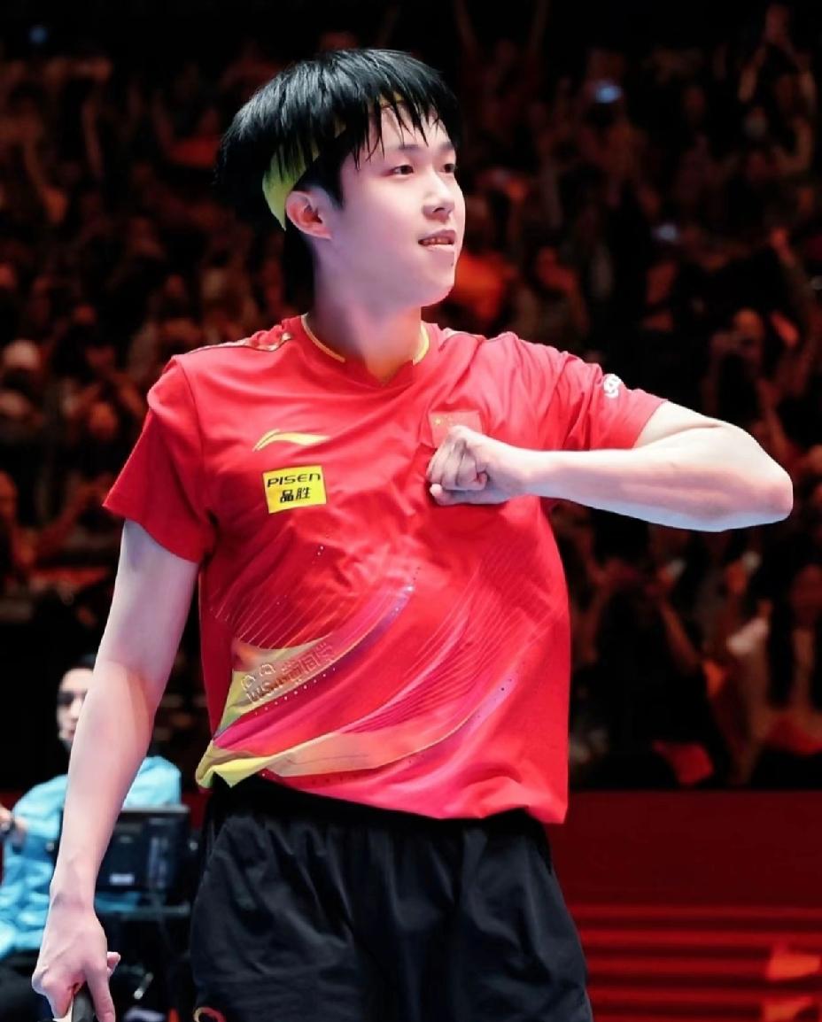 王楚钦说的这句话铿锵有力，“没结束的生涯，没有任何人有资格去定义它的结局。”