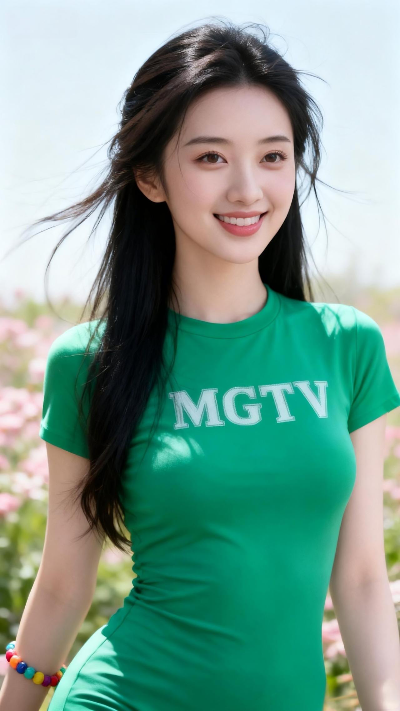 春风拂面，绿意随行，寻常日子也自带光亮，一身清新，满目春光，风遇花开，自在随心。