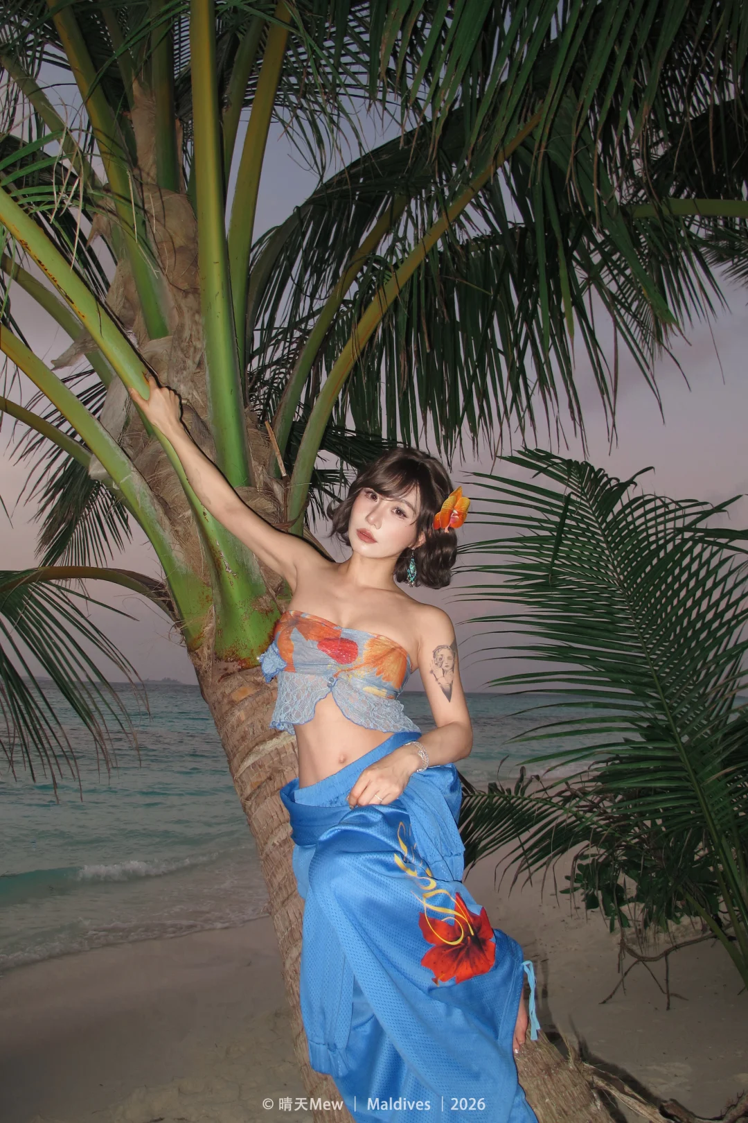🌴马尔代夫黄昏椰林｜上岸偷一段海边温柔