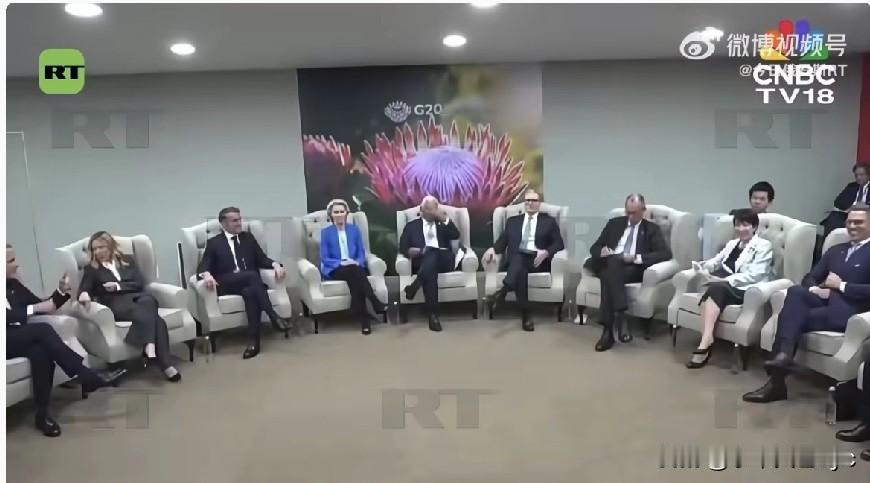 11月22日，在南非G20峰会间歇，七国集团和部分欧洲政要召开了一次特别会议，讨