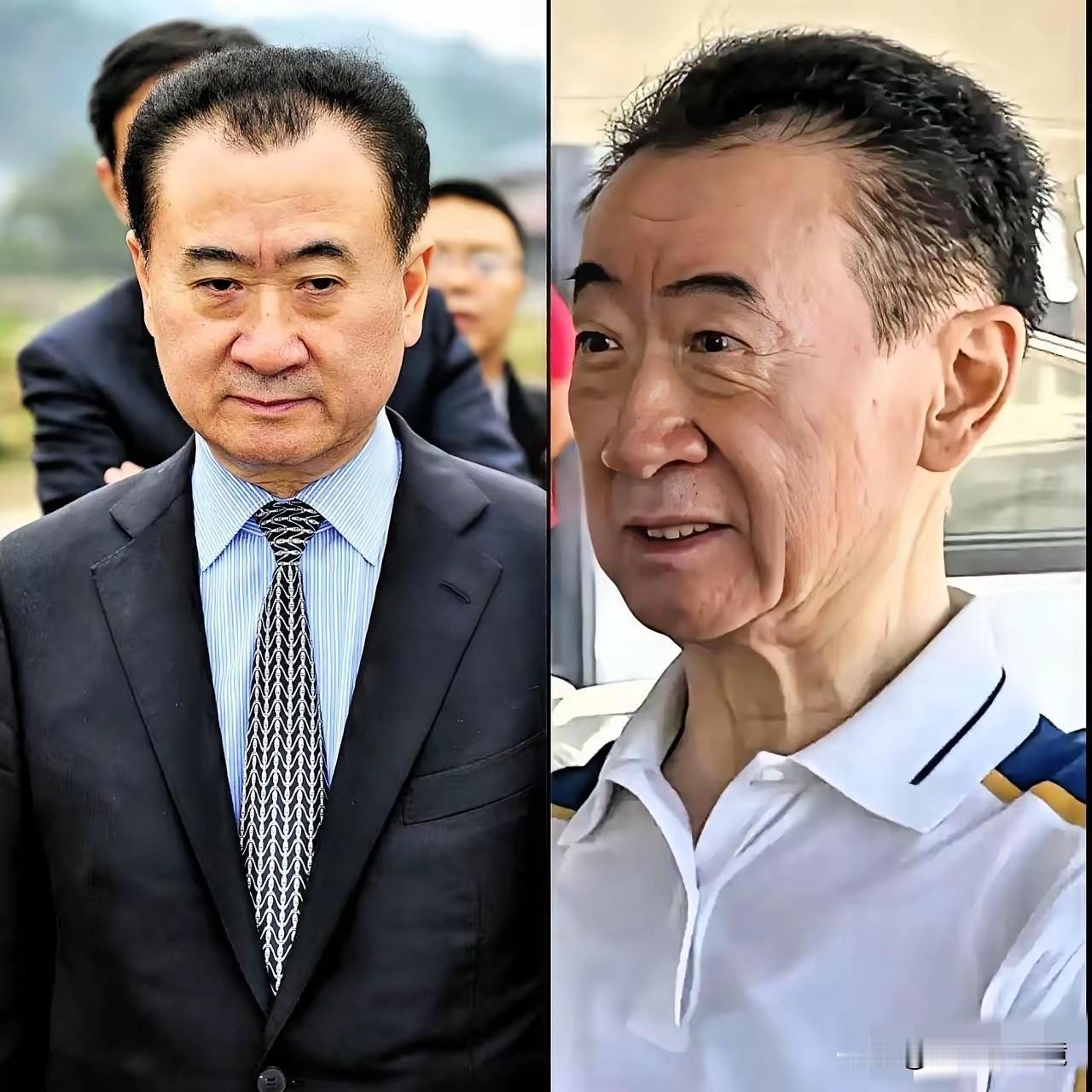 王健林因涉及1.8亿债务执行案被限制高消费，王思聪在日本街头啃饼干，这一幕鲜明的