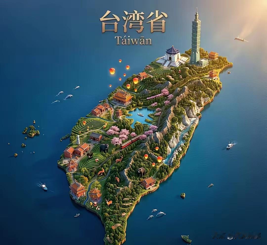 我想把这幅台湾地图送给东部战区，也许解放台湾的时候用的上。这份心意太让人感动