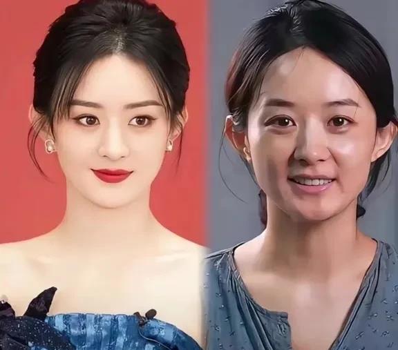 16女明星：素颜模式VS美颜模式大比拼，谁的变化大呢