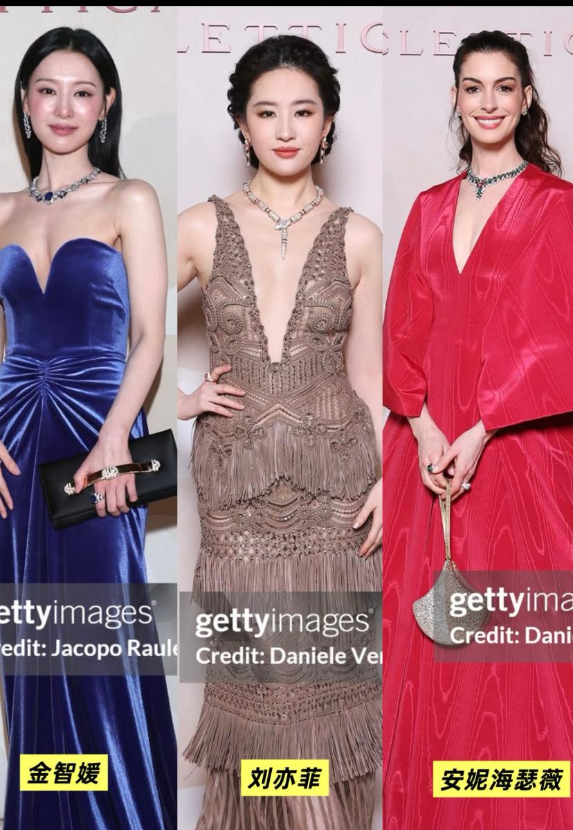 看刘亦菲和金智媛的这个同框，彻底对韩式妆容祛魅了以前总觉得韩式“水光肌”挺好的