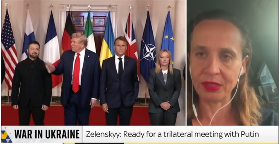 乌克兰议员尤利娅·西尔科在接受英国天空新闻采访时表示，谈判俄罗斯与乌克兰之间的和