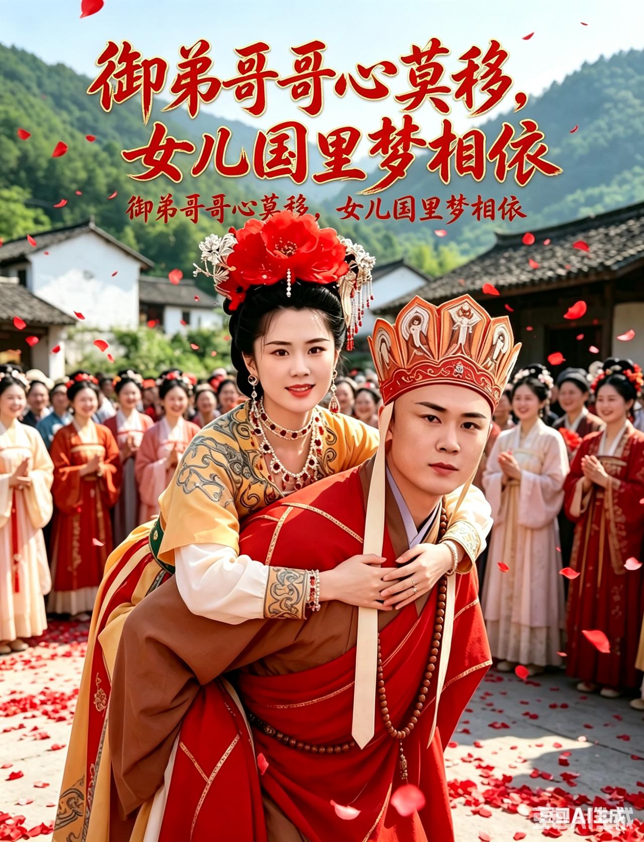 这对情侣古装好浪漫啊！
