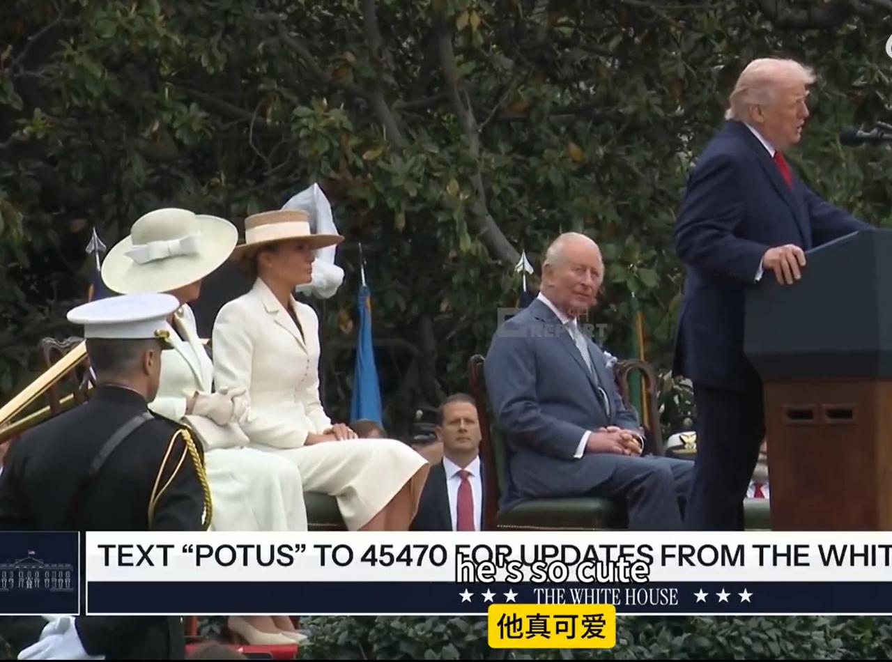 川普和查尔斯，都玩这么大吗？川普说，他的妈妈暗恋查尔斯。查尔斯说，他的妈