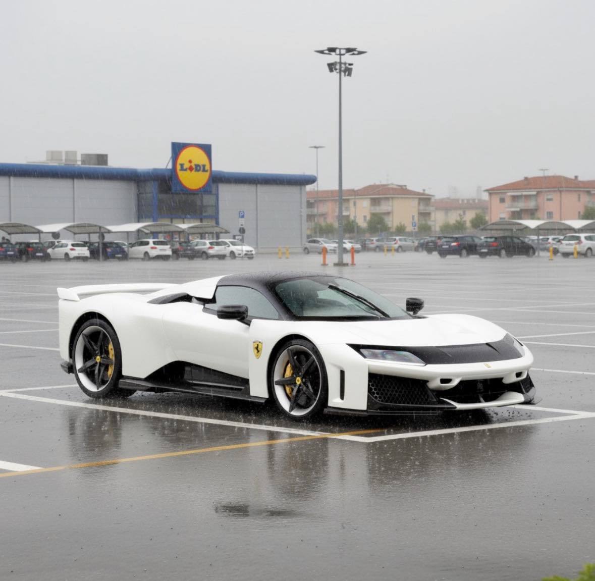 法拉利不适合白色