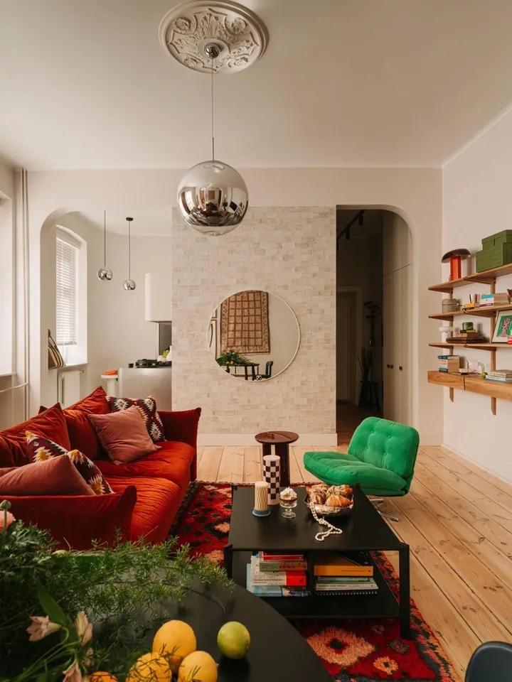 60㎡小户型｜异域元素拉满小众又惊艳🥰小户型如何家装才能拥有高级感小户型