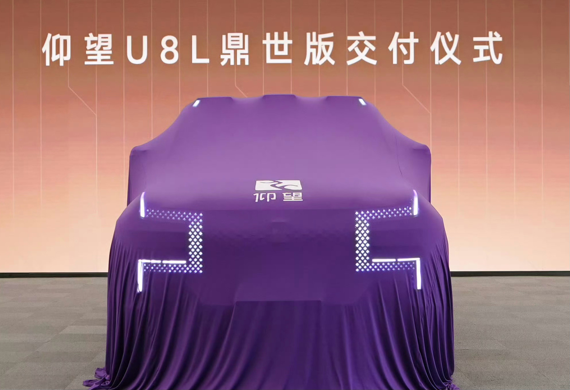 仰望U8L大灯太有冲击力了，辨识度极强。​​​