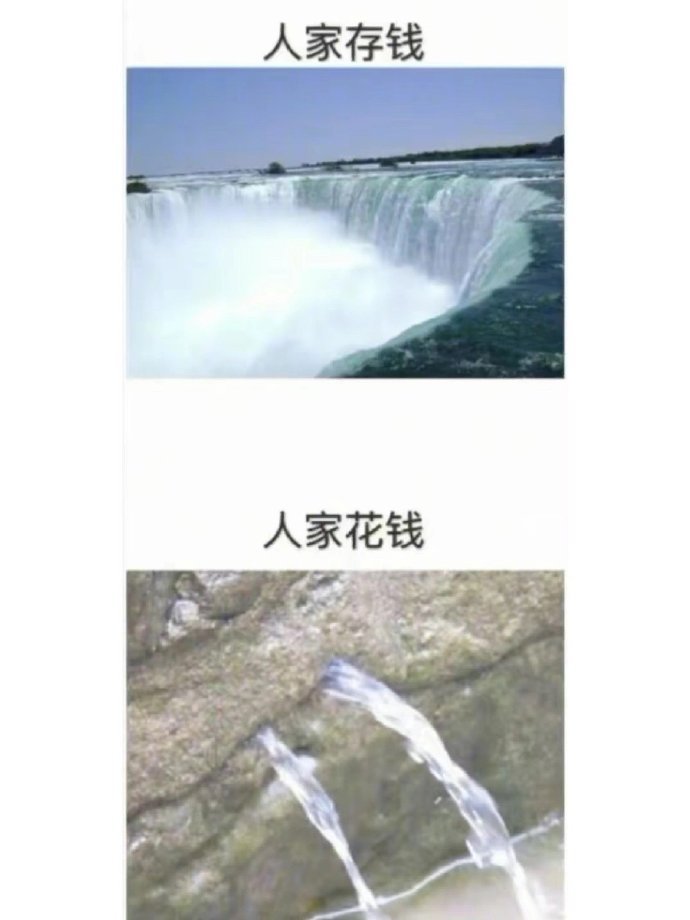 别人存钱vs我存钱进财如便秘，散财如拉稀[doge]​​​