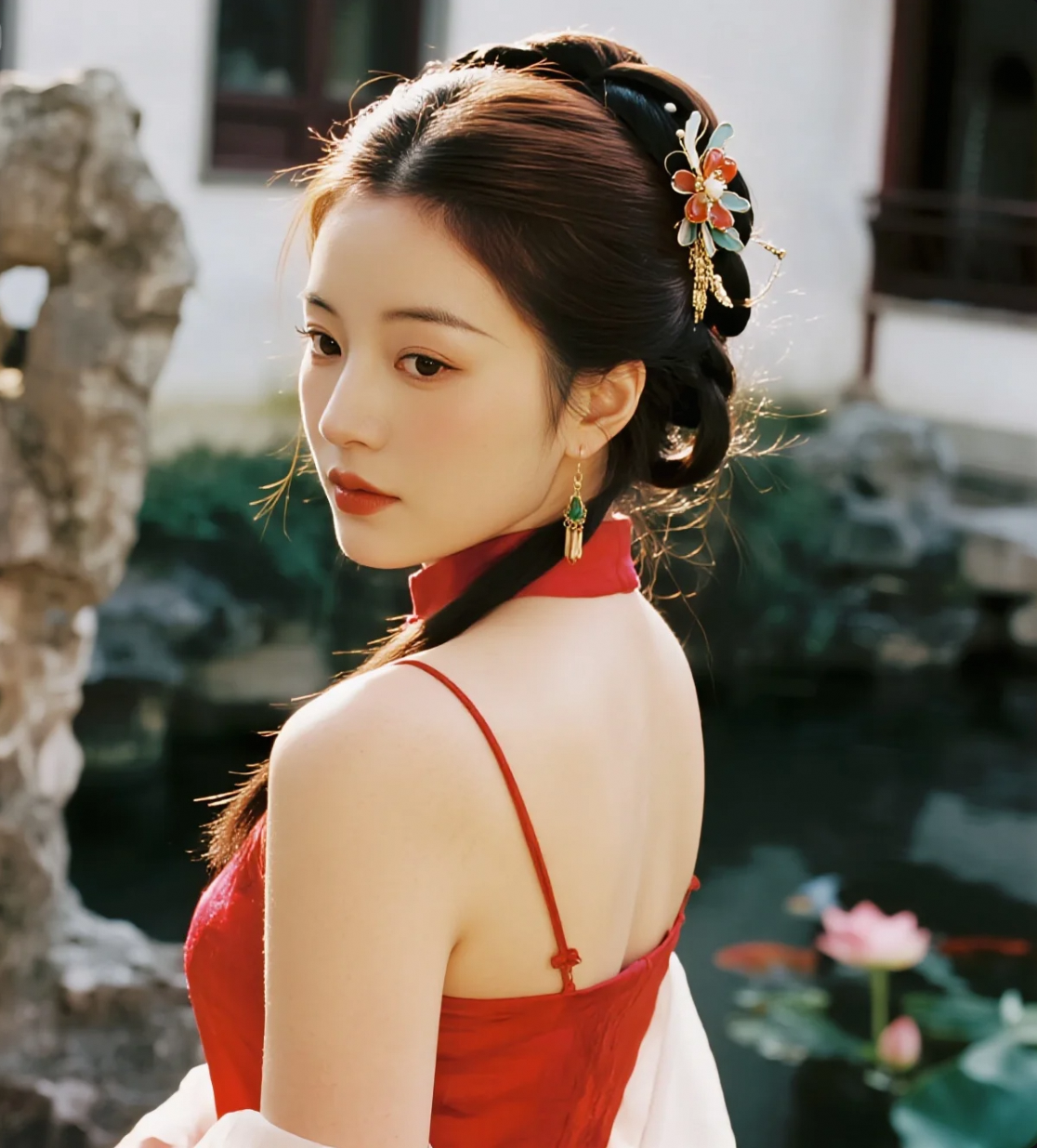 梅妻鹤子处，罗裙拂暗香：园林寻梅
