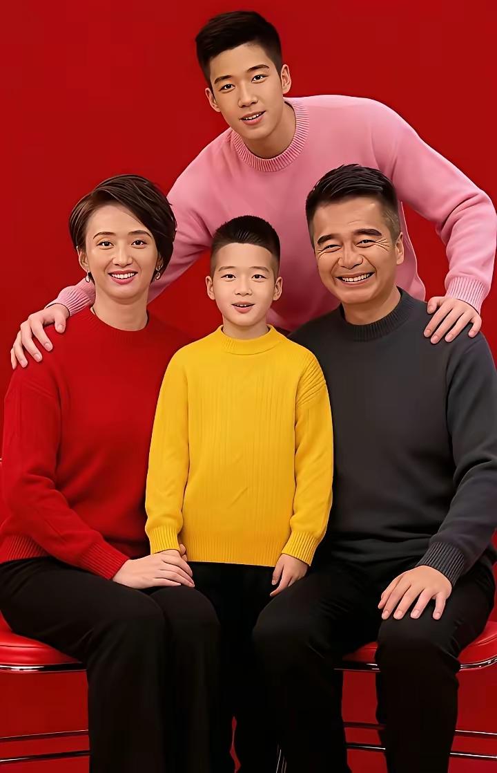 老大和老二更像双胞胎，看不出来是异母兄弟，基因这个东东很奇妙！