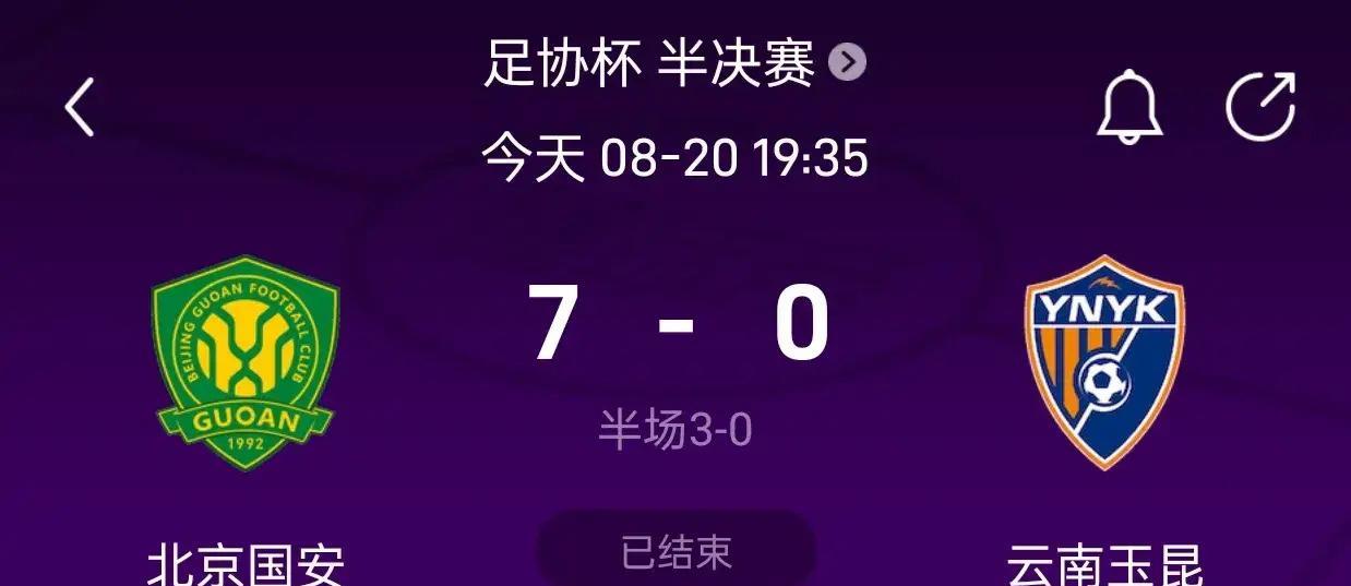 真的是没想到河南老表这么厉害，足协杯决赛河南踢国安，如果河南踏过申花蓉城国安夺冠