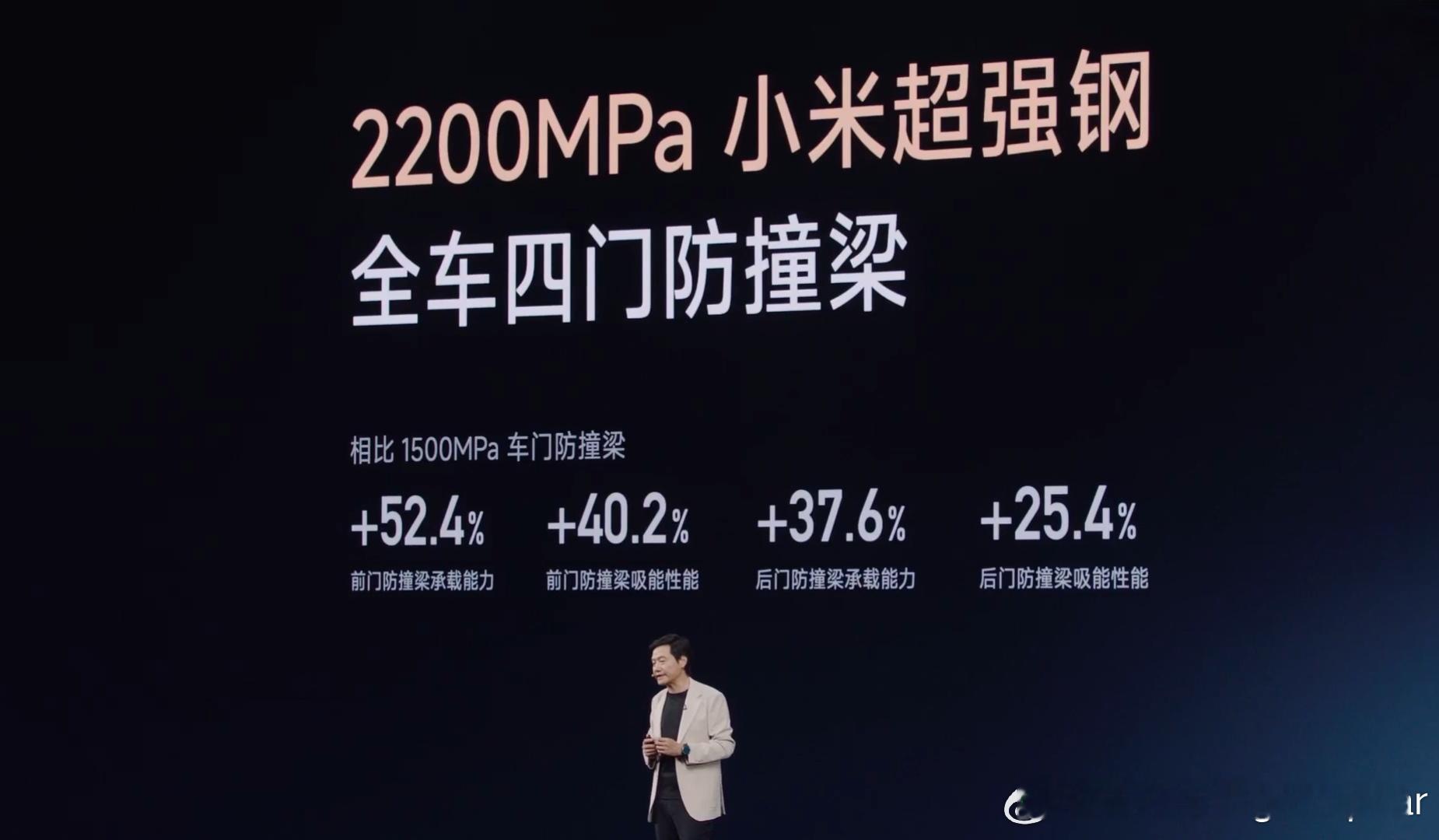 小米又造新词小米YU7发布，刚好看到雷总介绍安全部分。映入眼帘的就是“小米超强钢