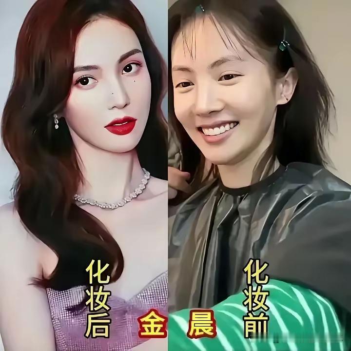 单依纯妆前妆后真的是判若两人啊！化妆前小姑娘看起来非常的呆萌可爱，化妆以后整
