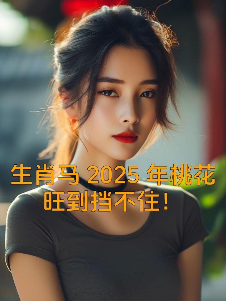 生肖马2025年桃花旺到挡不住！