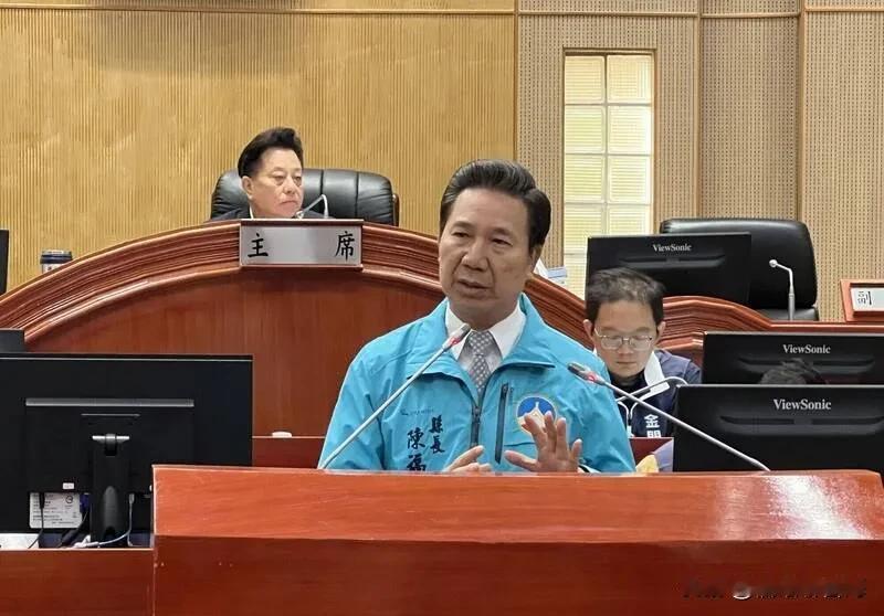 金门县长陈福海：金门人全力支持通桥至厦门翔安机场2025年11月28日，金门县