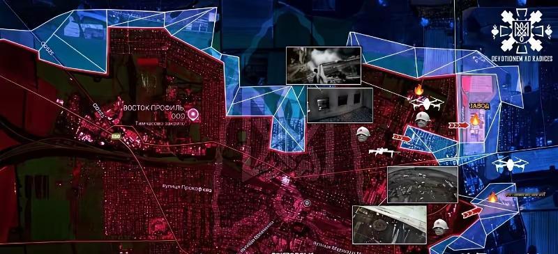 红军城的乌军只能占据少的可怜的城市边缘区域，而且还只是在城市东北侧区域有实际控制