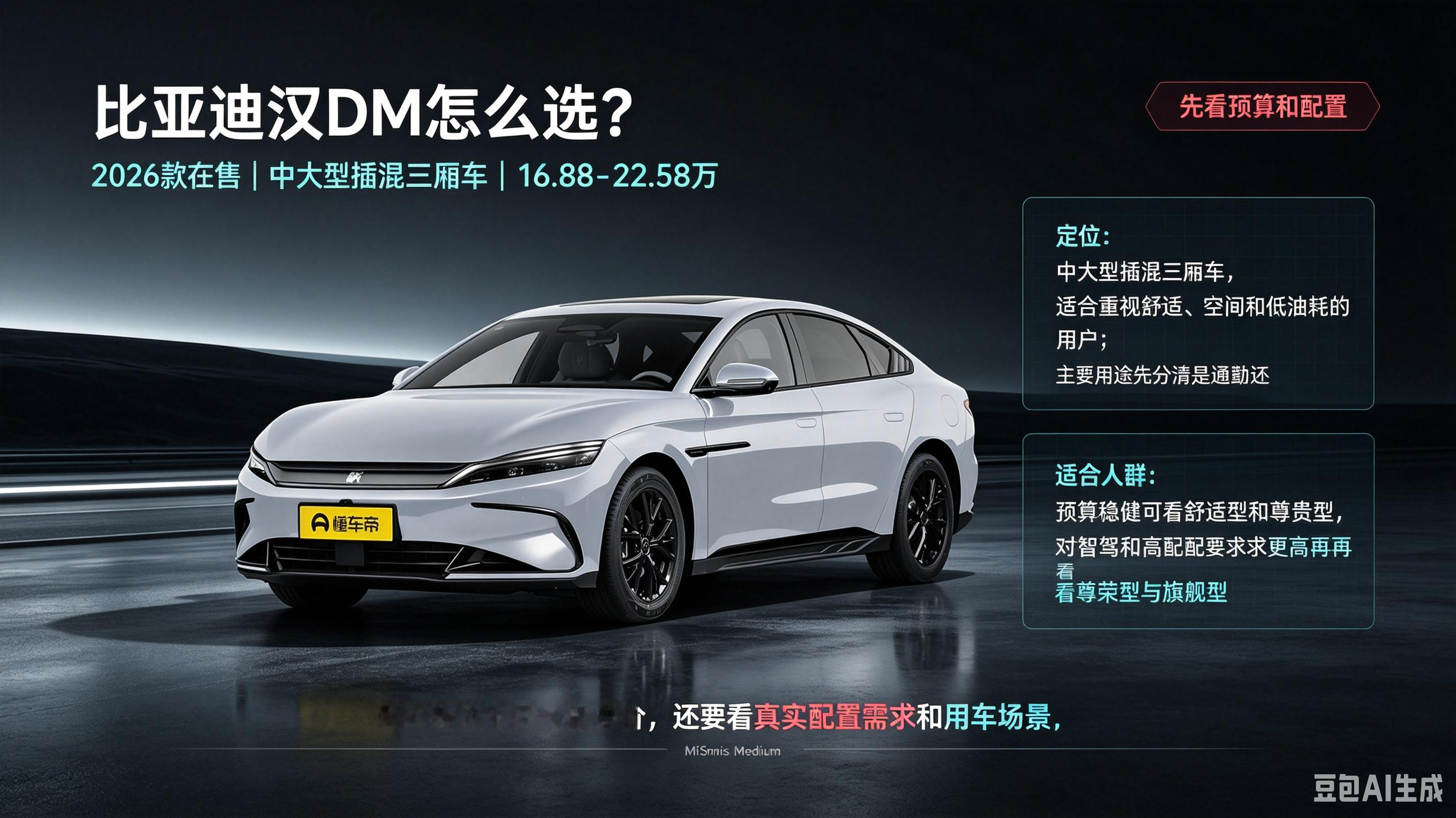 比亚迪汉DM2026款选买指南