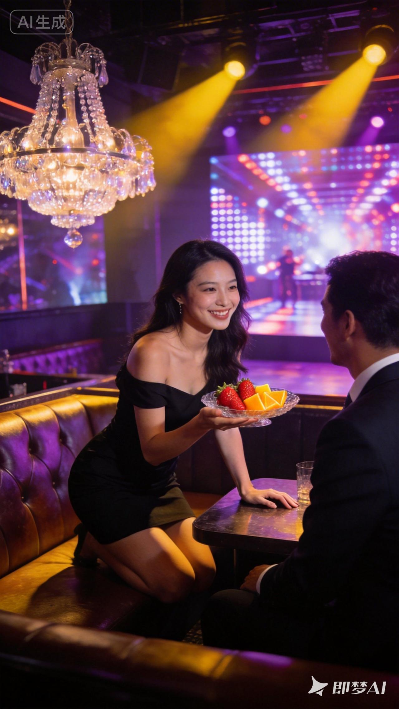 缺德的老乡一个青年来到夜总会，点了一个小姐，大手一挥，转账一千。第二天，青年