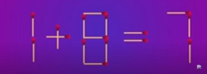 在这组别出心裁的火柴棒谜题中，眼前的等式“1+8=7”正等待着智慧的破解