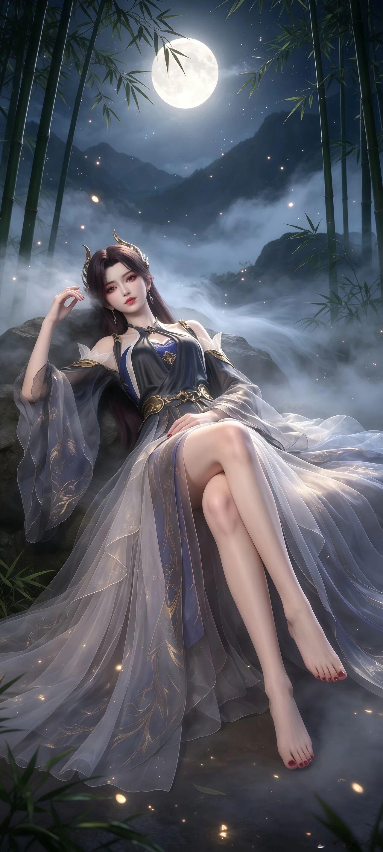斗破苍穹曹颖3D壁纸：清冷丹道才女，一颦一笑皆是画中仙次元新星计划国漫动漫