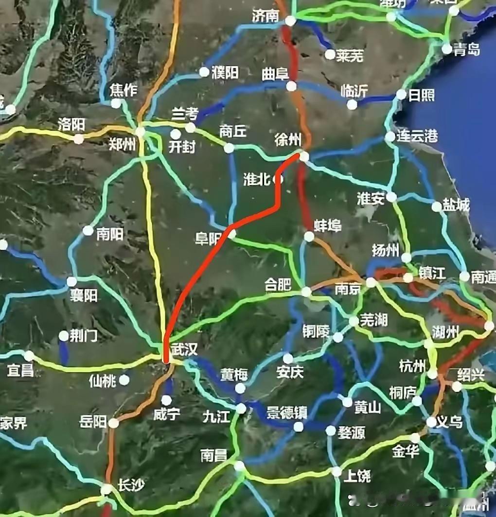 武汉到青岛的高铁特别重要，5年内就可以建成。武汉到贵阳的高铁也很重要，但5年内