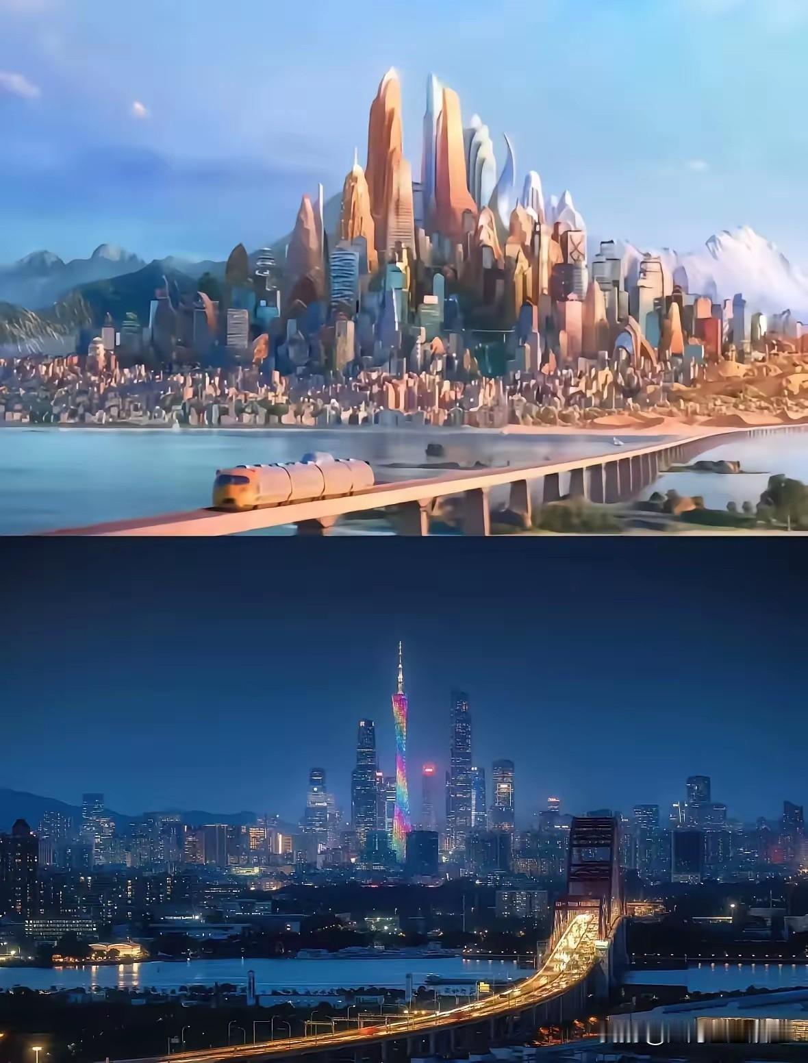 原来《疯狂动物城2》藏着广州！看完《疯狂动物城2》，意外发现一个超惊喜的镜