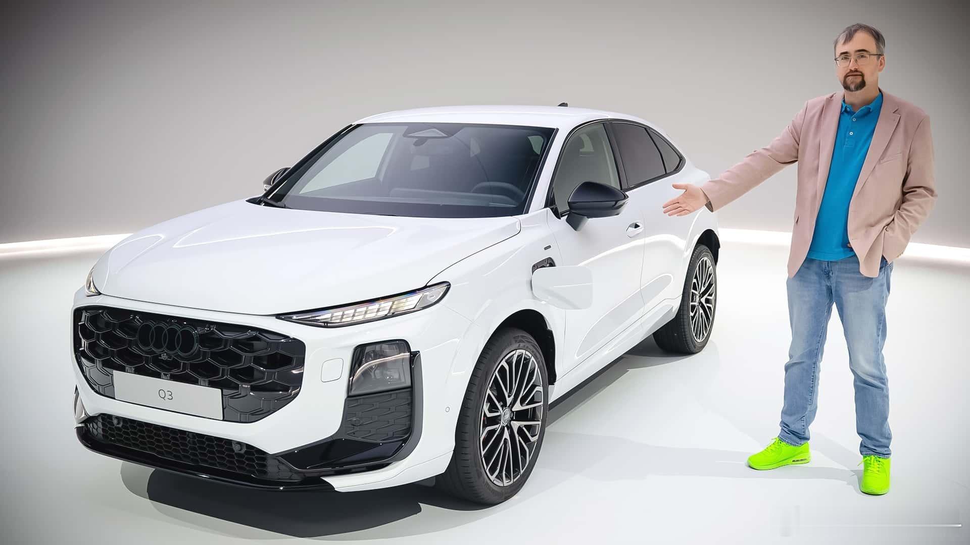 奥迪q3sportback刚刚迎来了换代，这也是奥迪旗下，尺寸最小的溜背轿跑