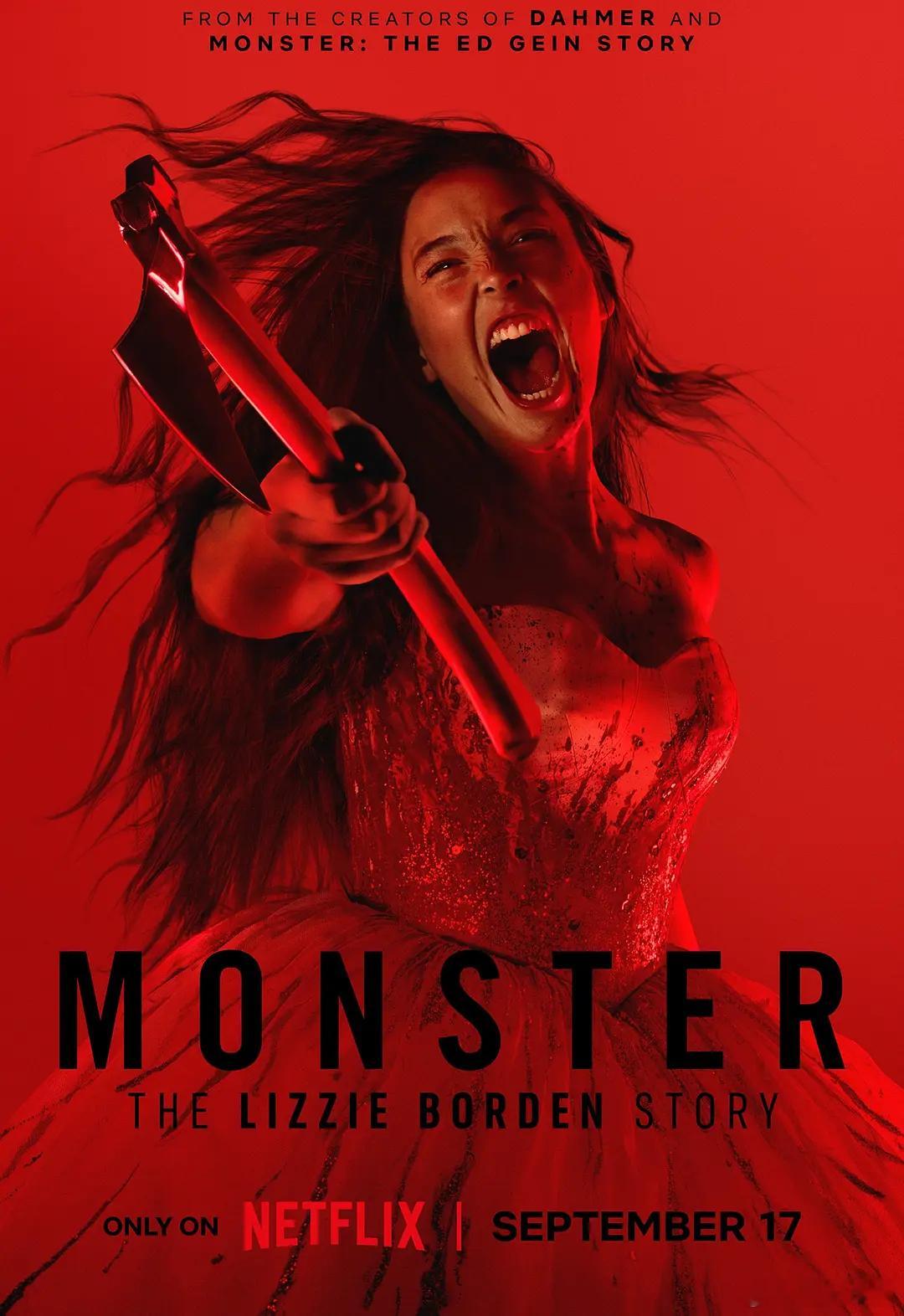 NETFLIX发布真实犯罪改编剧集《怪物：丽兹·波顿的故事》正式海报，定档9.1