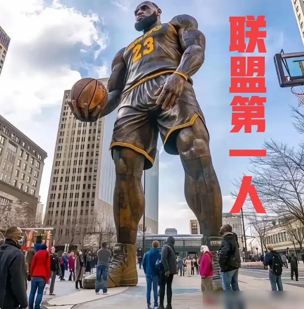 🏀铜像揭幕！詹姆斯成克利夫兰队史第一人，骑士官方盖章“传奇永不退场”！从青涩新