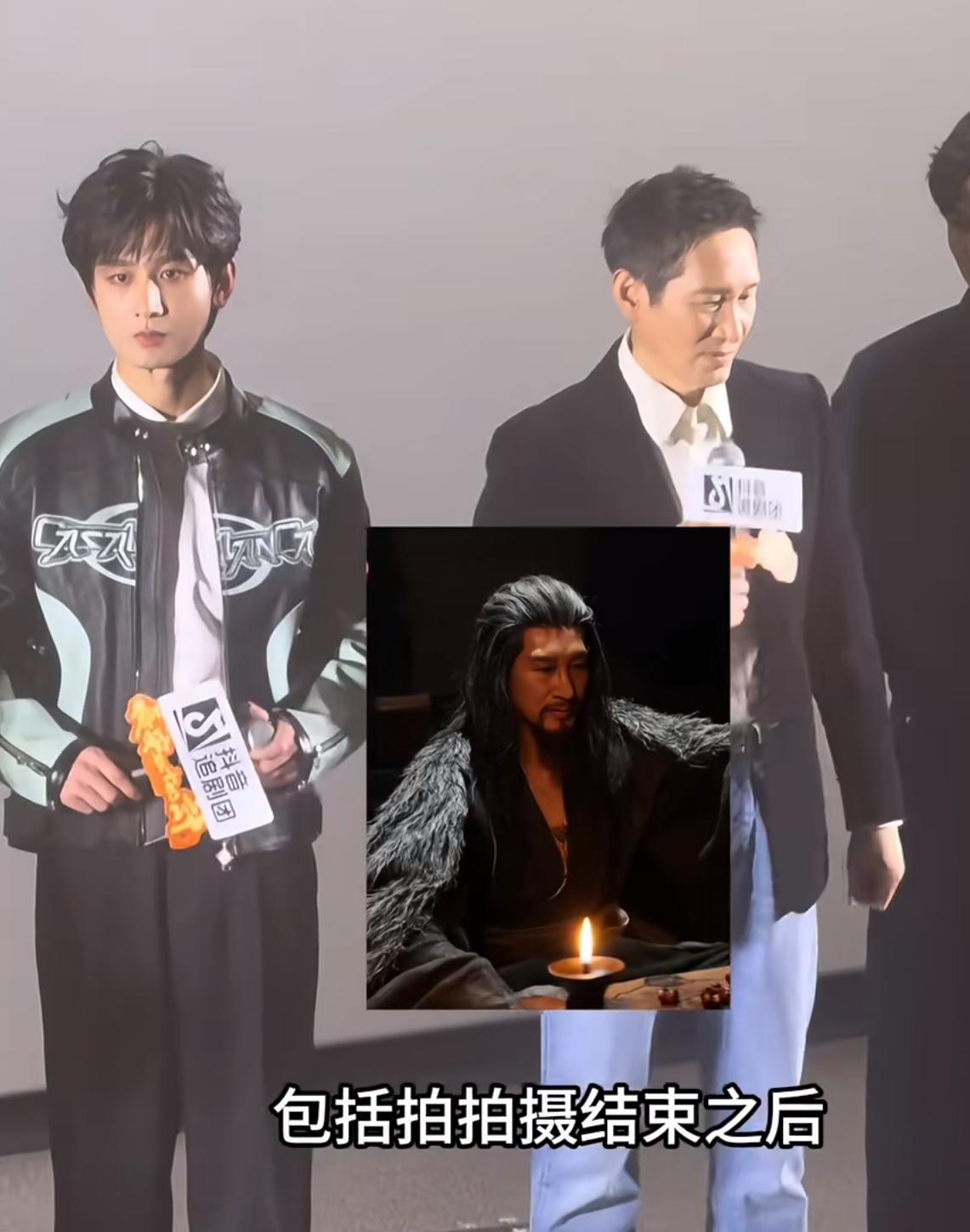 王劲松回应剧中深V造型笑翻众人。哈哈哈，演员王劲松在《长安二十四计》里扮演老奸